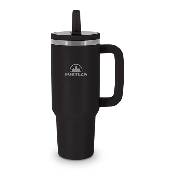 Straw thermal tumbler transparent cover 1.2L